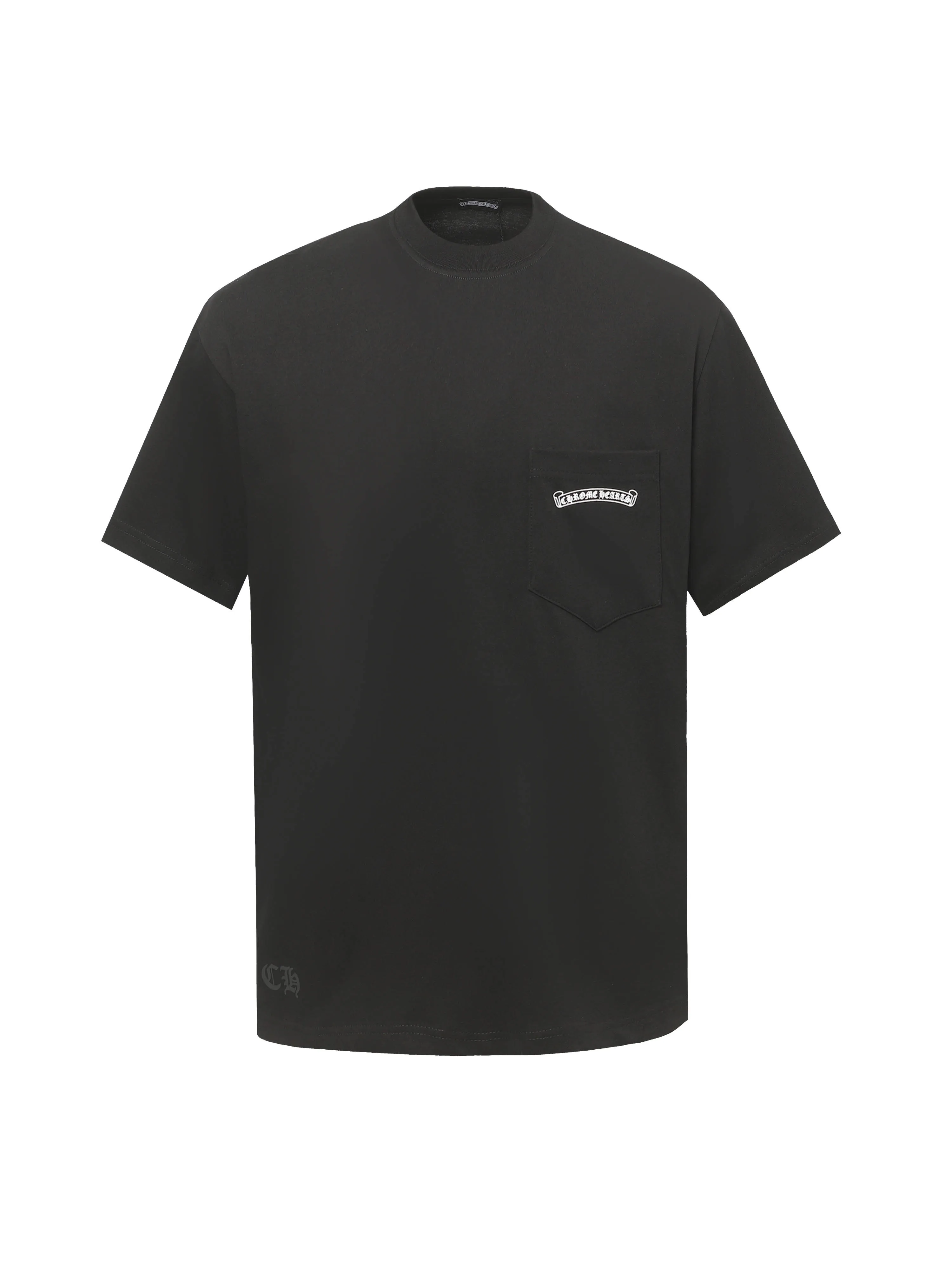 🅿️180 Chrome hearte/Chrome heart ch 25ss early spring Sanskrit letter printed short-sleeved T-shirt. A must-have item for daily commuting for men and women in light luxury. The correct version is welcome to compare. Detailed features: ·280 grams of 100% pure cotton double yarn jersey fabric. ·Custom-dyed in the same vat with special thickened 32 count double-strand 1x1 thread. ·Double-needle cross-stitching process. ·Original main mark washed hangtag. Color: black white. Size: XS-L
